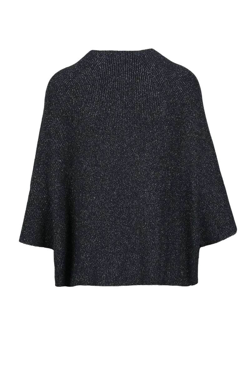 Fabiana Filippi Maglia Cotone Viscosa Poliestere - Nero