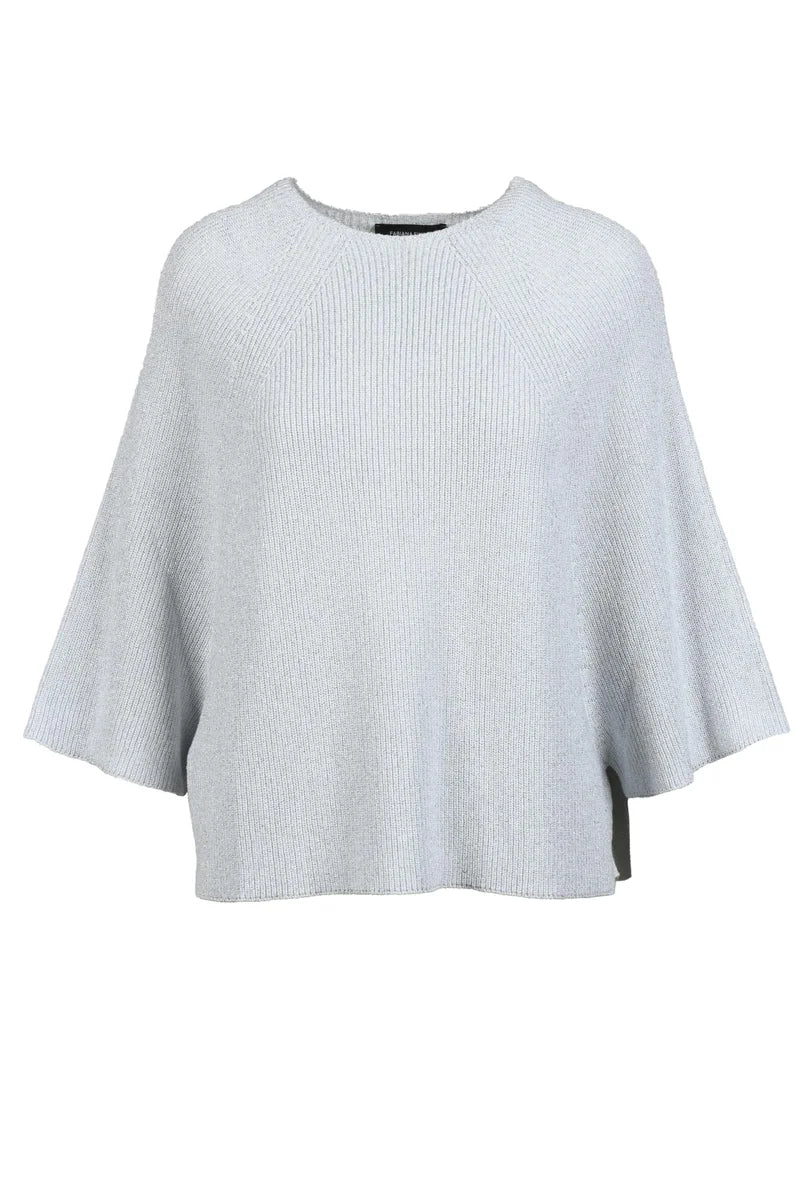Fabiana Filippi Maglia Misto Cotone - Grigio Chiaro