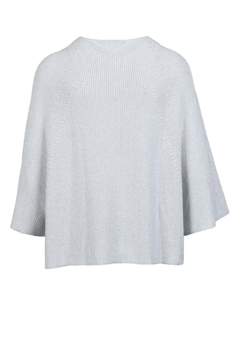 Fabiana Filippi Maglia Misto Cotone - Grigio Chiaro