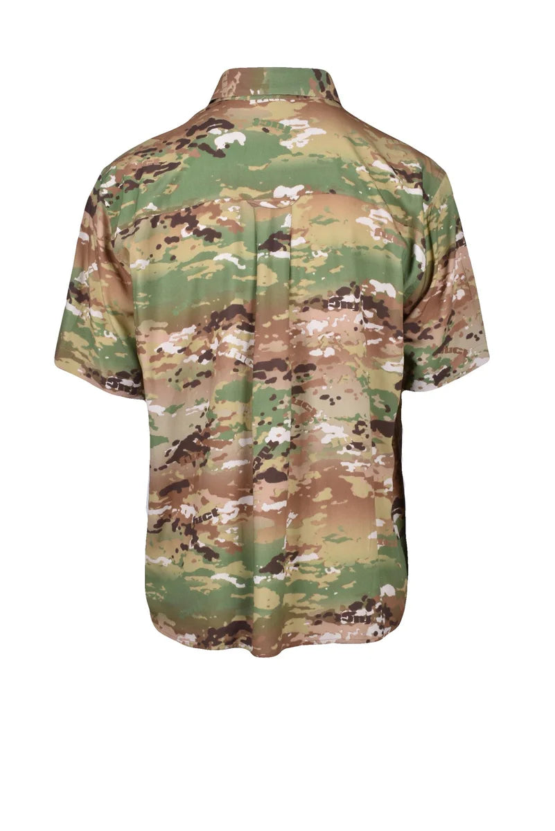 Fuct Camicia Viscosa - Verde/Marrone