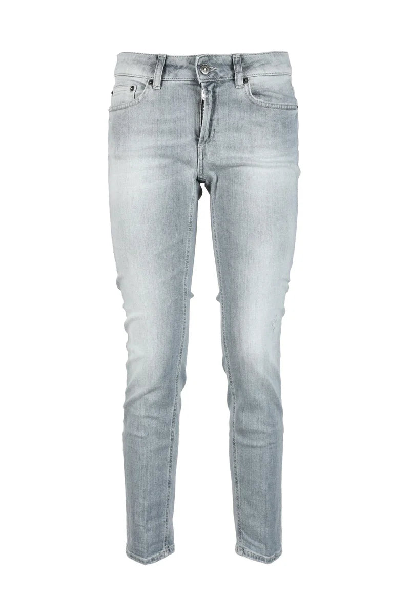 Dondup Jeans Monroe Grigio Chiaro - Donna