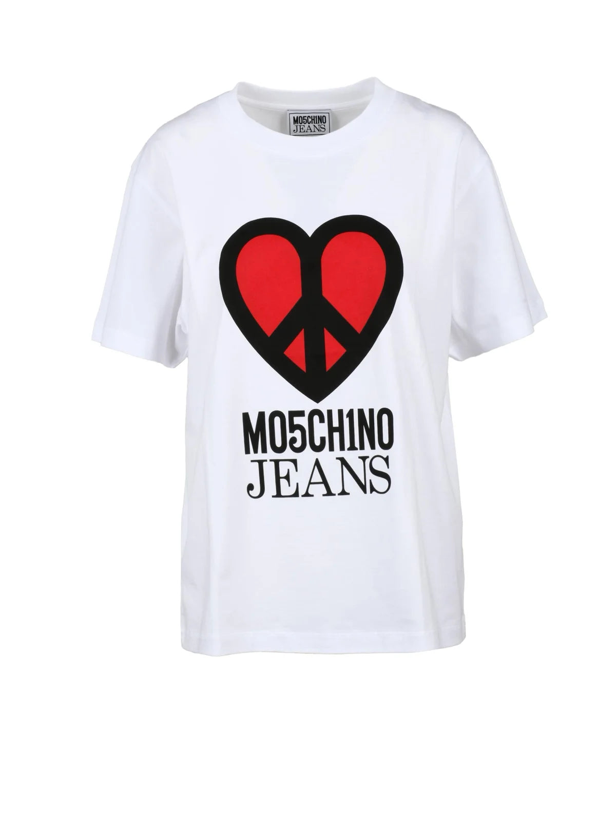 Moschino Jeans T-shirt Girocollo - Bianco