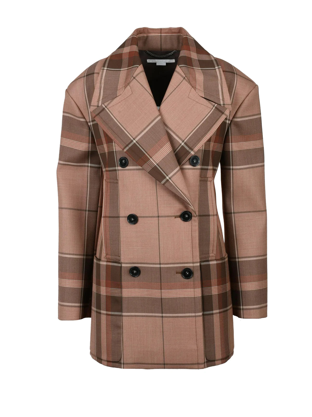 Stella Mccartney Cappotto Doppiopetto - Marrone