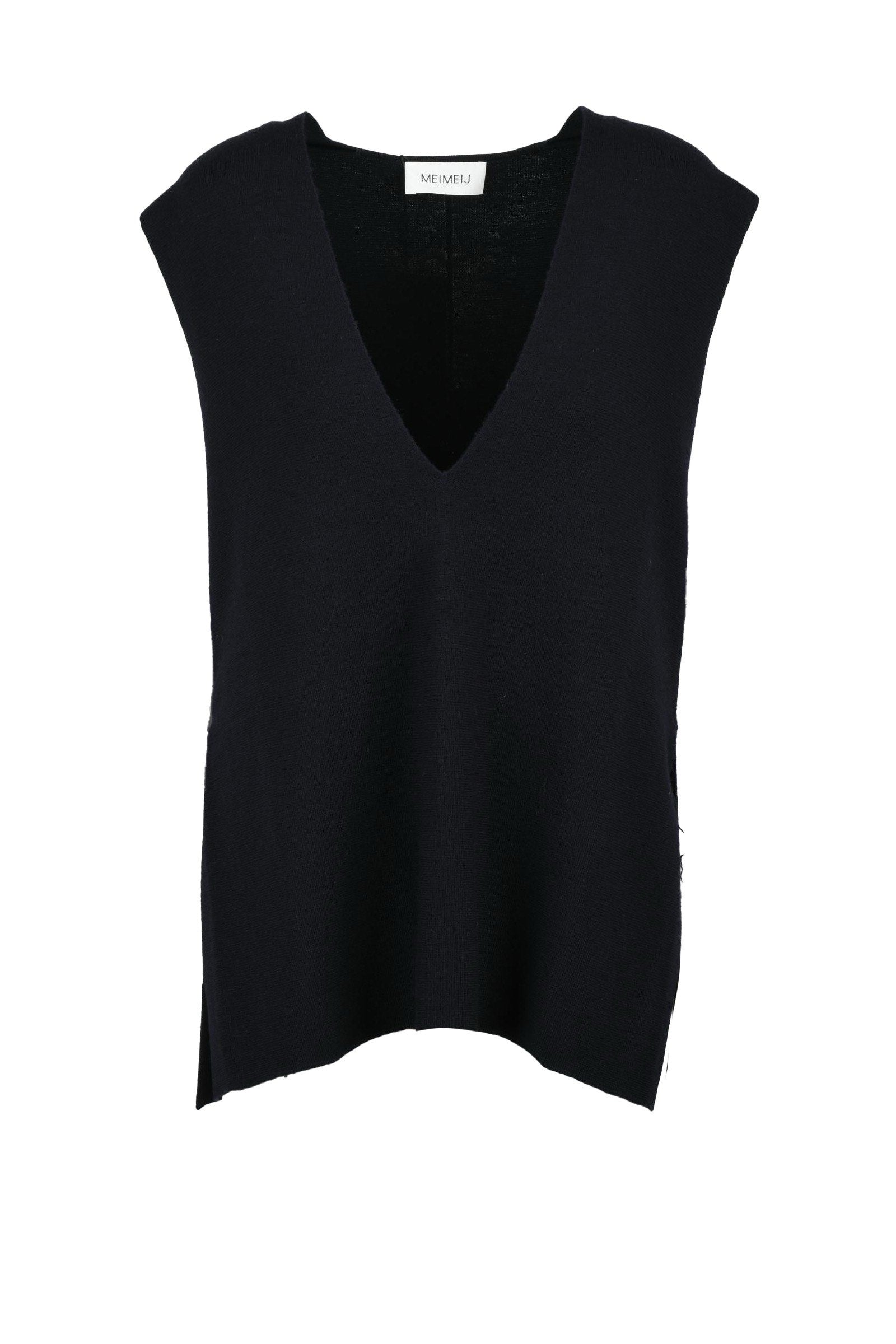 Meimeij Gilet Lana - Blu Notte