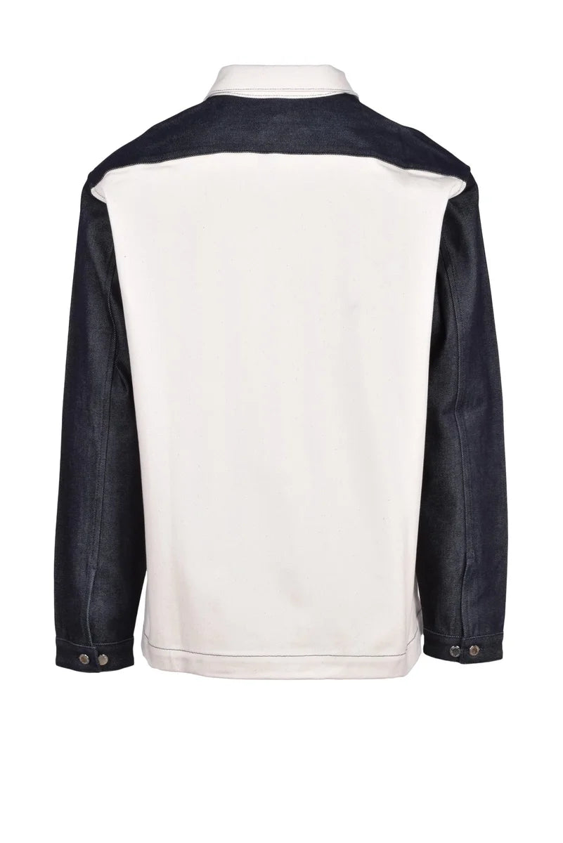 Sunnei Blue/White Striped Shirt - Cotton