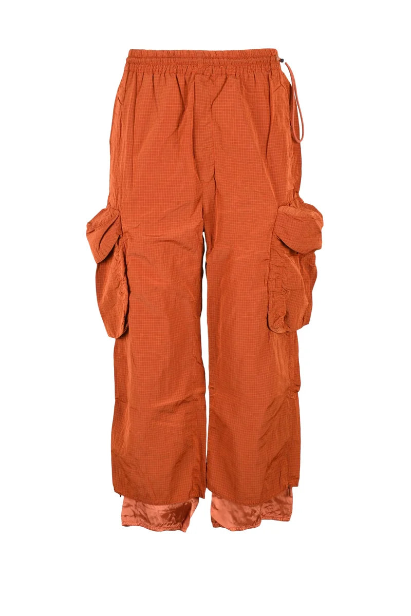 Sunnei Pantaloni Tuta Nylon - Marrone