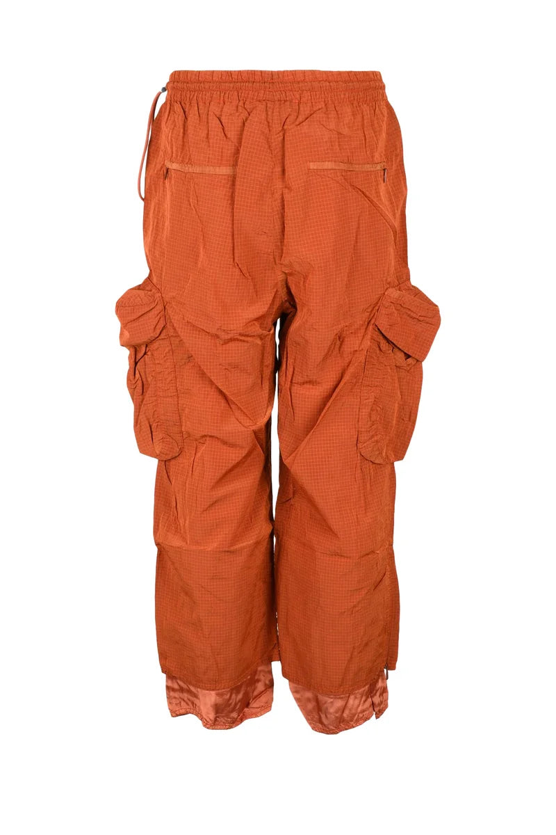 Sunnei Pantaloni Tuta Nylon - Marrone