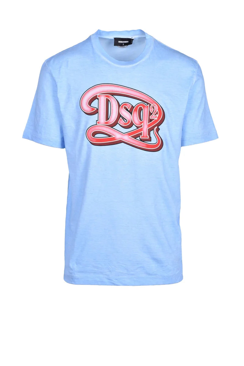 Dsquared2 T-shirt Uomo - Celeste
