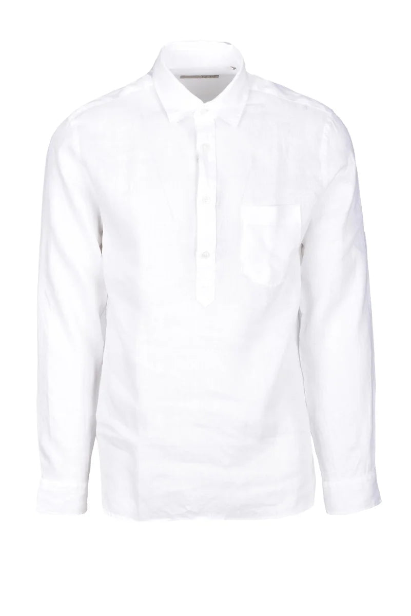Baturo Camicia Lino - Bianco