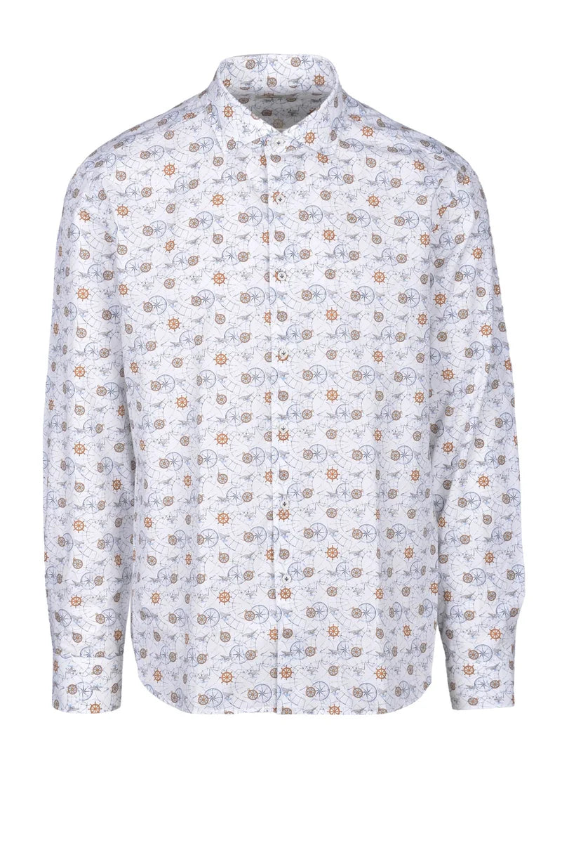Ingram Camicia Cotone - Bianco