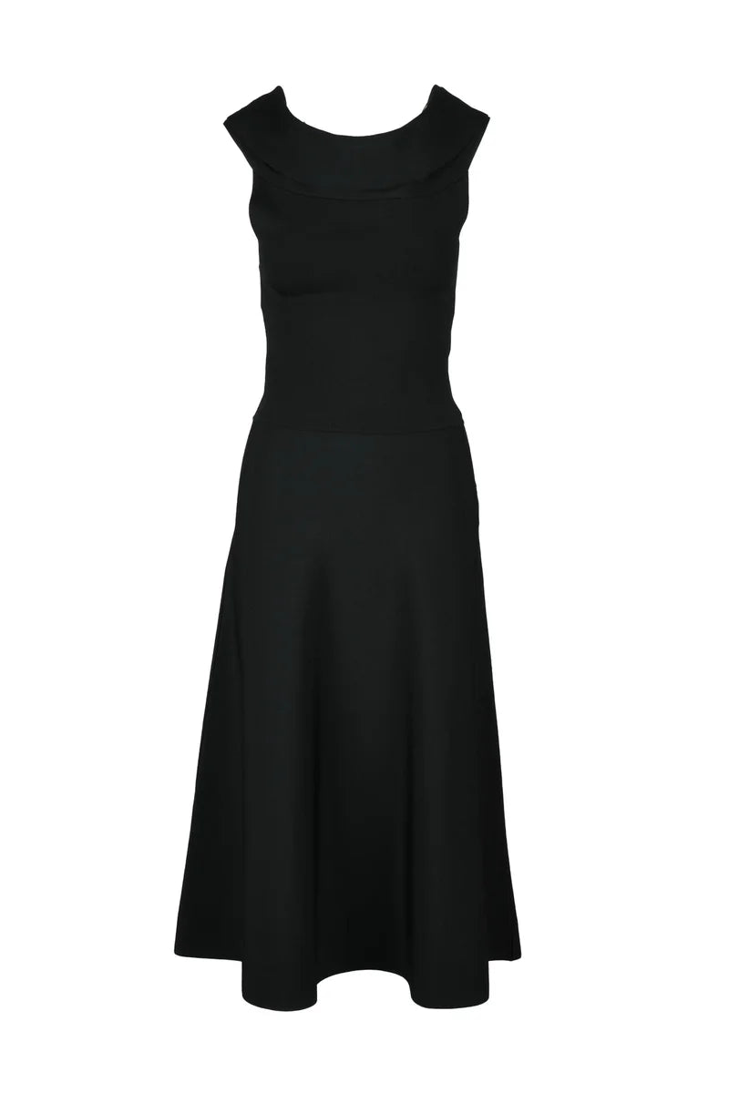 Fabiana Filippi Abito Lungo Svasato - Nero