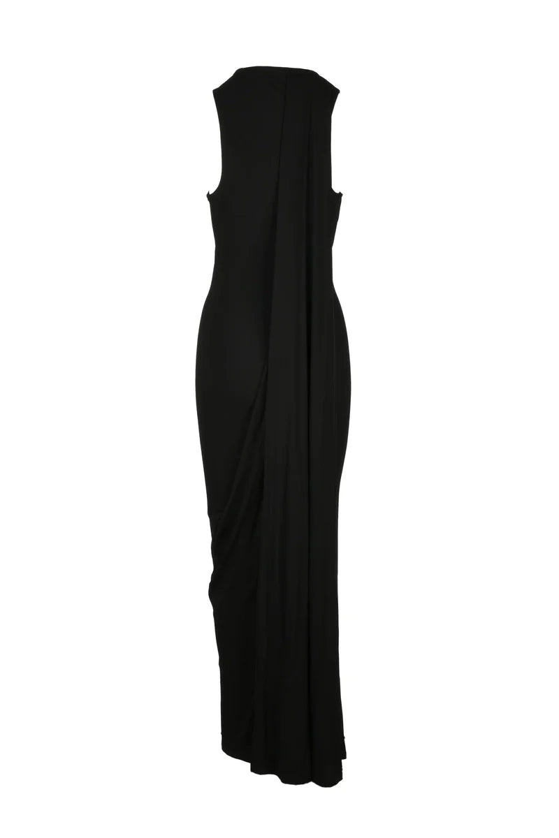 Balenciaga Long Jersey Dress - Black