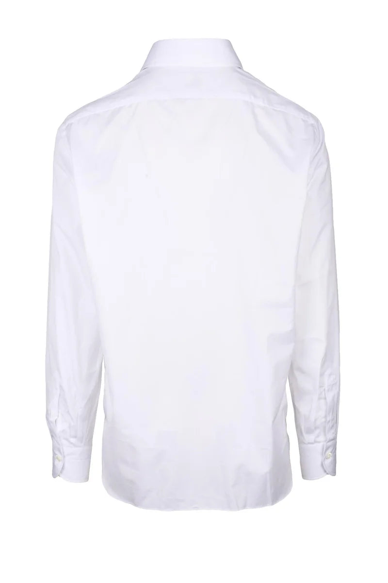 Luigi Borrelli Napoli Camicia Cotone - Bianco