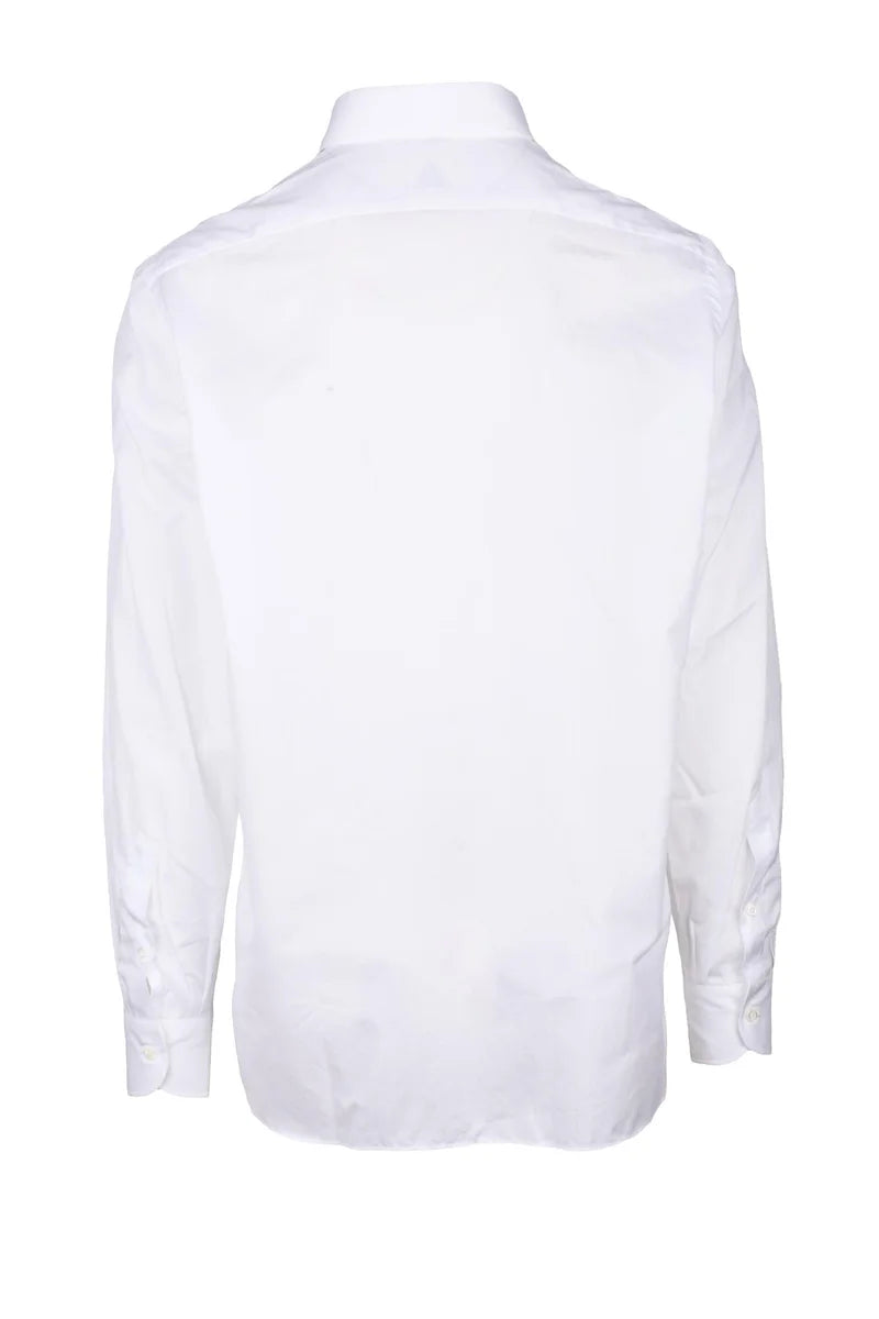 Luigi Borrelli Napoli Camicia Cotone - Bianco