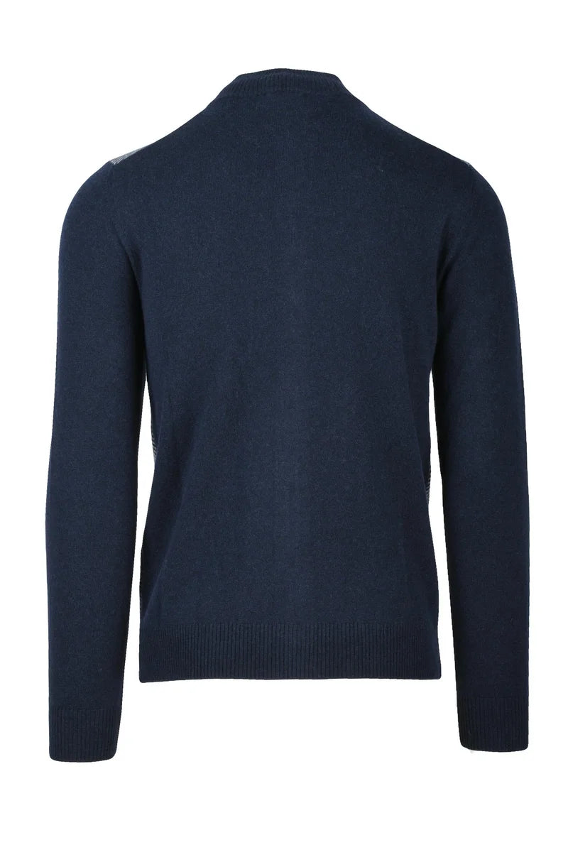 Luigi Borrelli Napoli Cardigan Zip - Blu