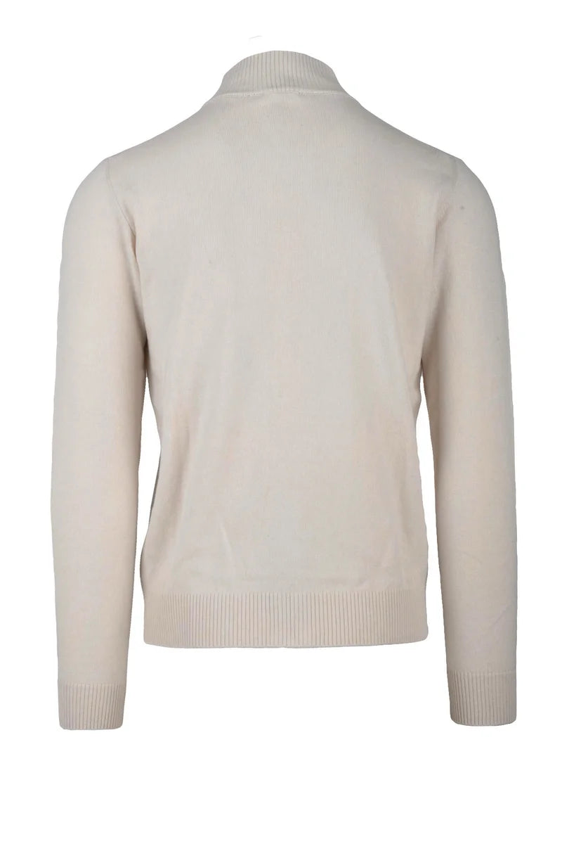 Luigi Borrelli Napoli Cardigan Zip - Bianco
