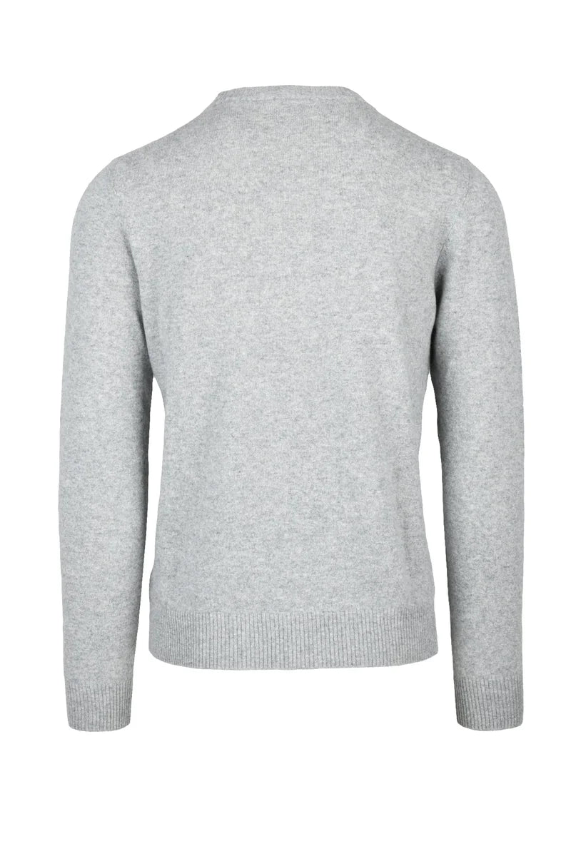 Luigi Borrelli Napoli Maglia Cashmere - Grigio Chiaro