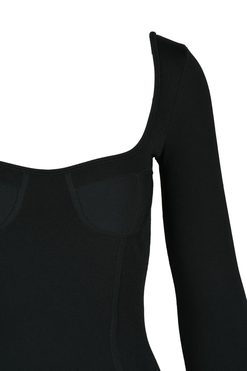Celine Abito Tubino Elasticizzato - Nero