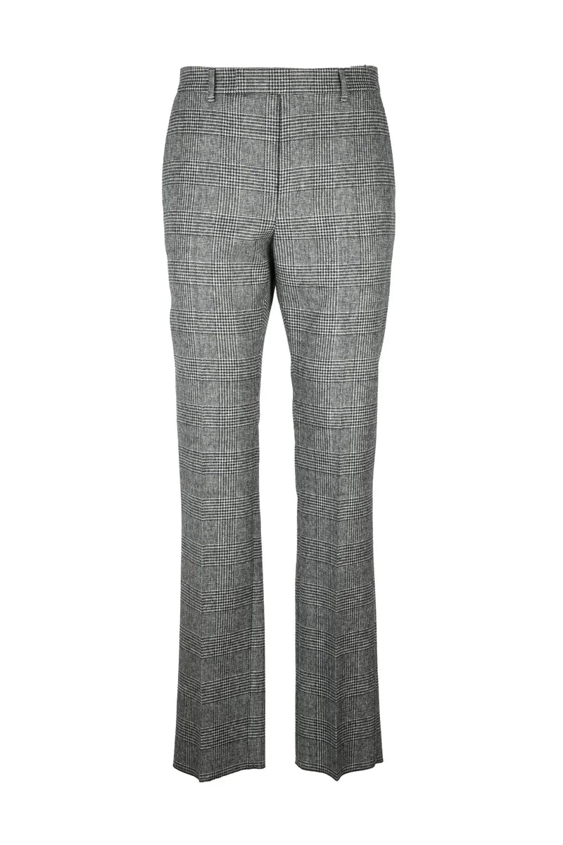 Celine Pantaloni Classici in Lana - Grigio