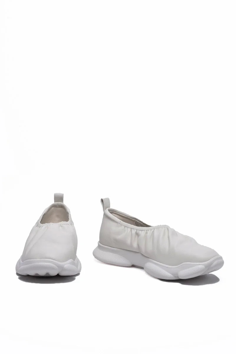 Camper Scarpe Karst Slip On Pelle - Bianco