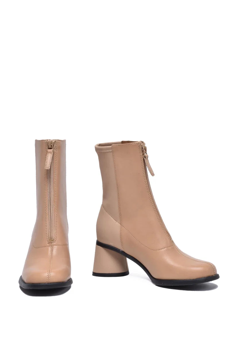 Camper Stivaletto Kiara Pelle - Beige