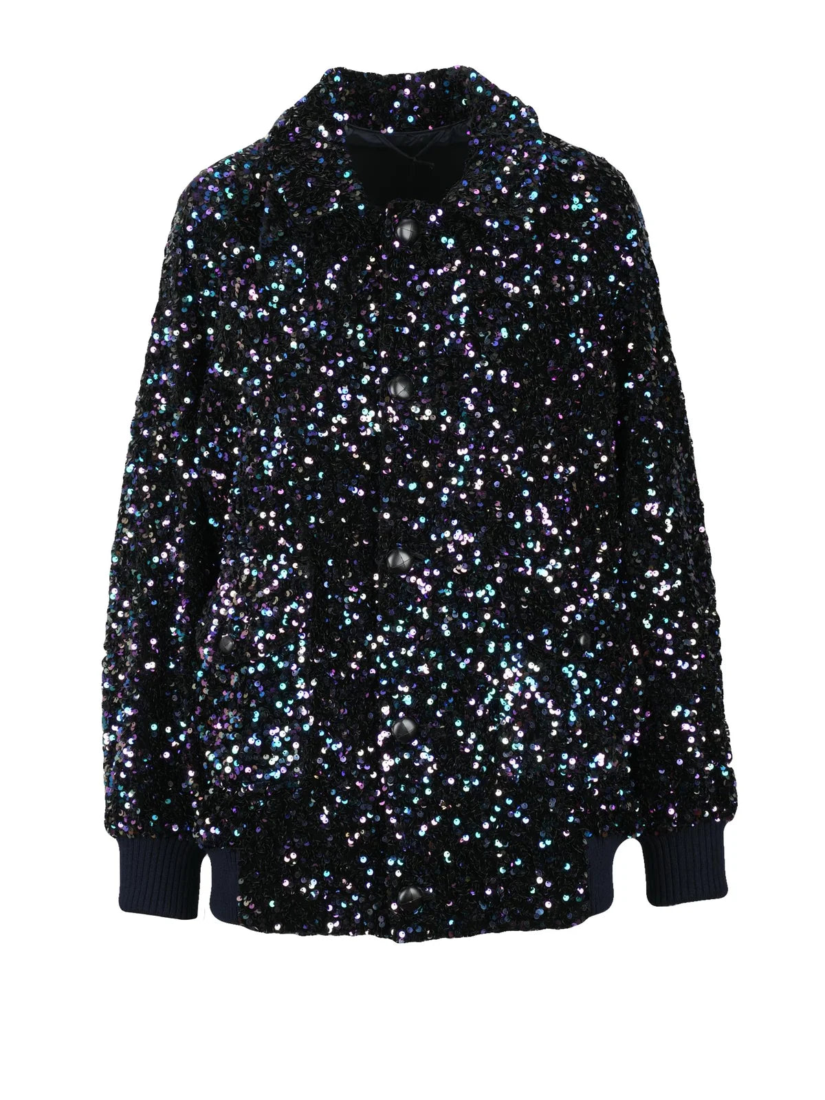 C.d.s.blaze Milano Cappotto Paillettes - Nero