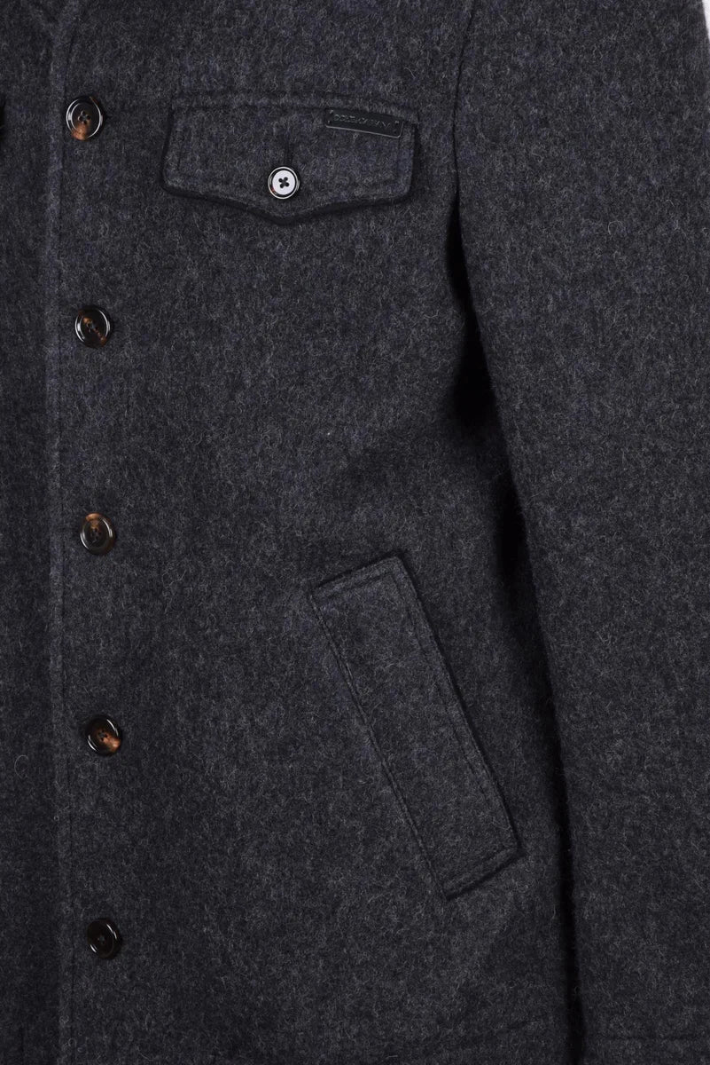 Dolce & Gabbana Cappotto in Lana - Grigio