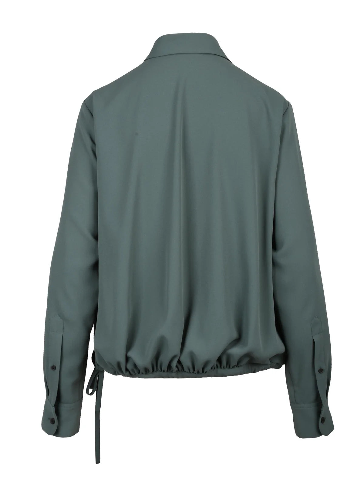 Dries Van Noten Blusa Poliestere Incrociata - Verde Salvia