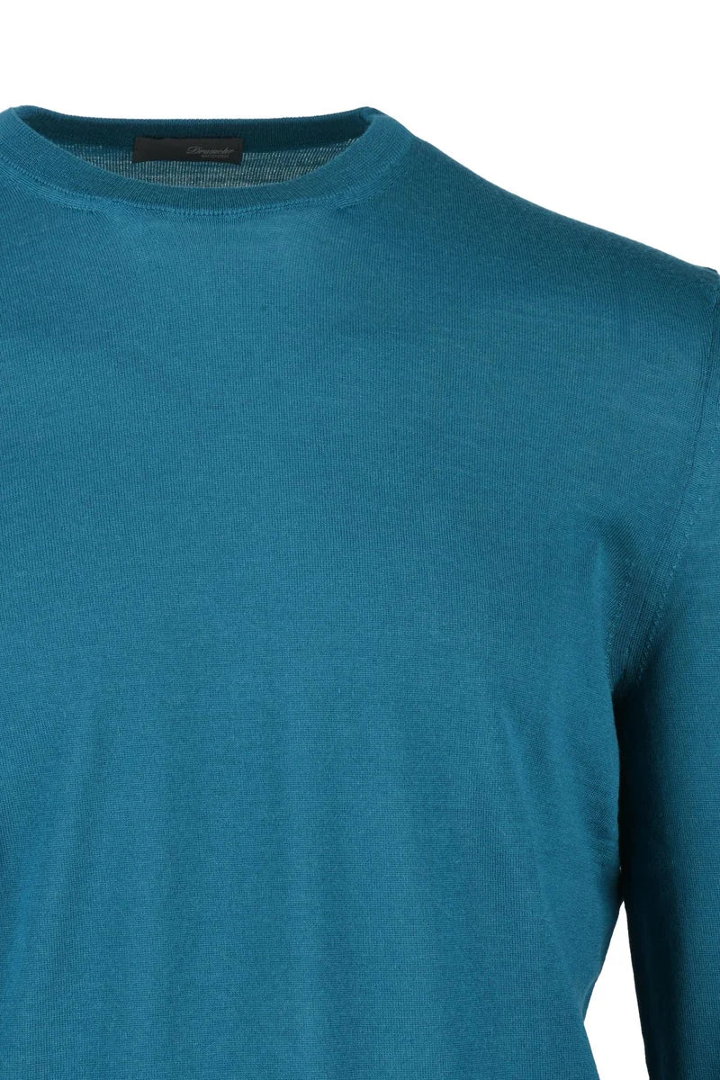 Drumohr Crew Neck Merino Wool Sweater - Yellow