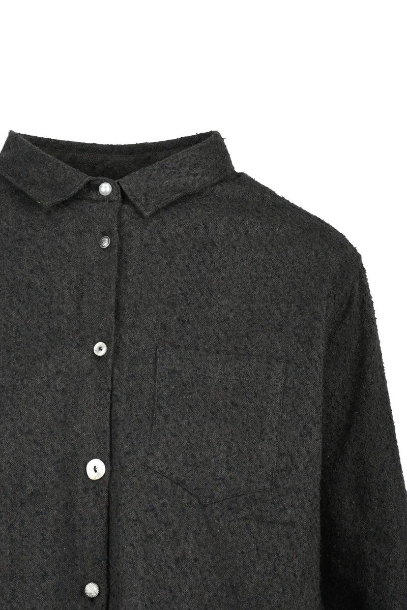 Deuxieme Camicia Cotone - Brown/Blue