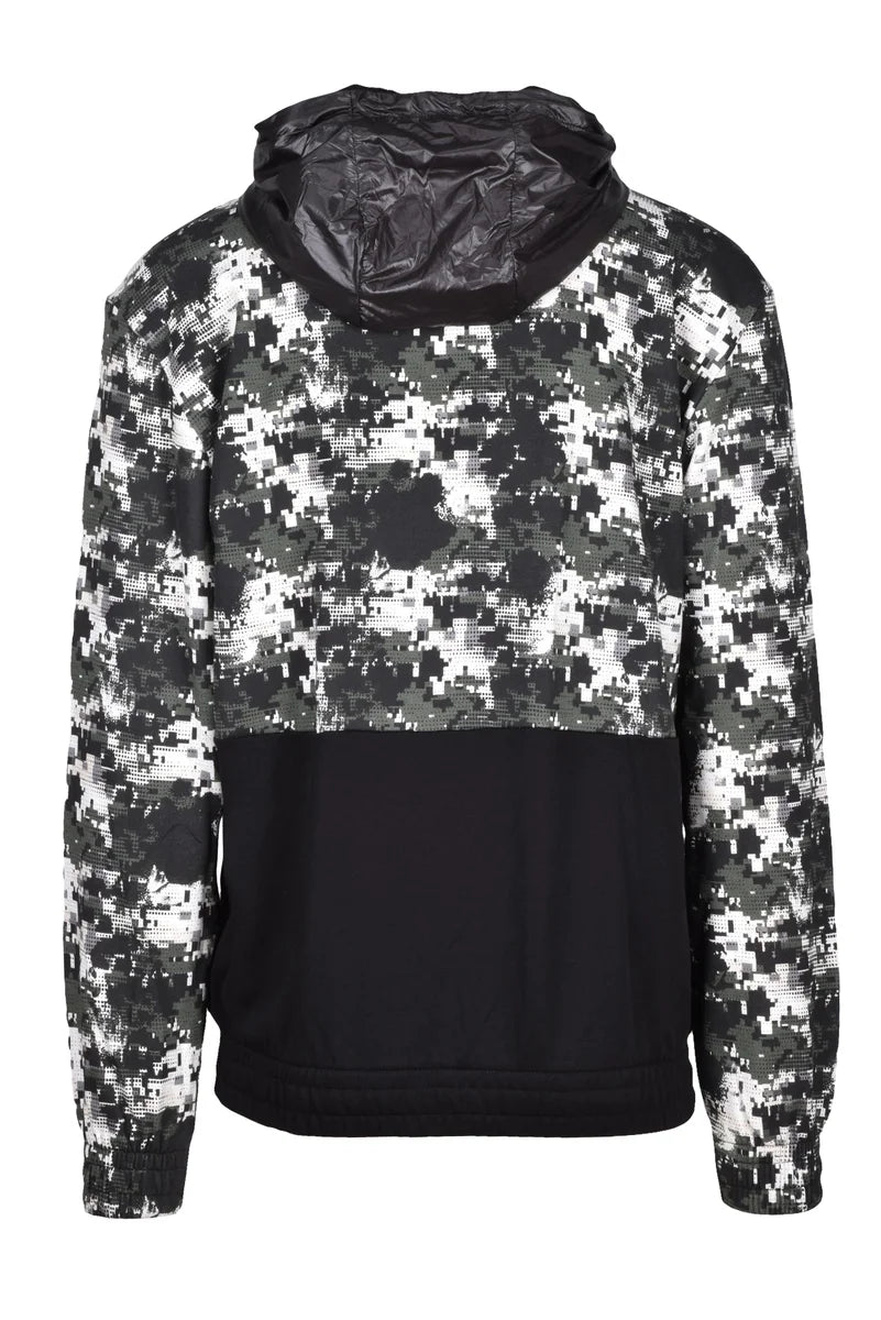 EA7 Emporio Armani Felpa Cotone - Nero/Verde