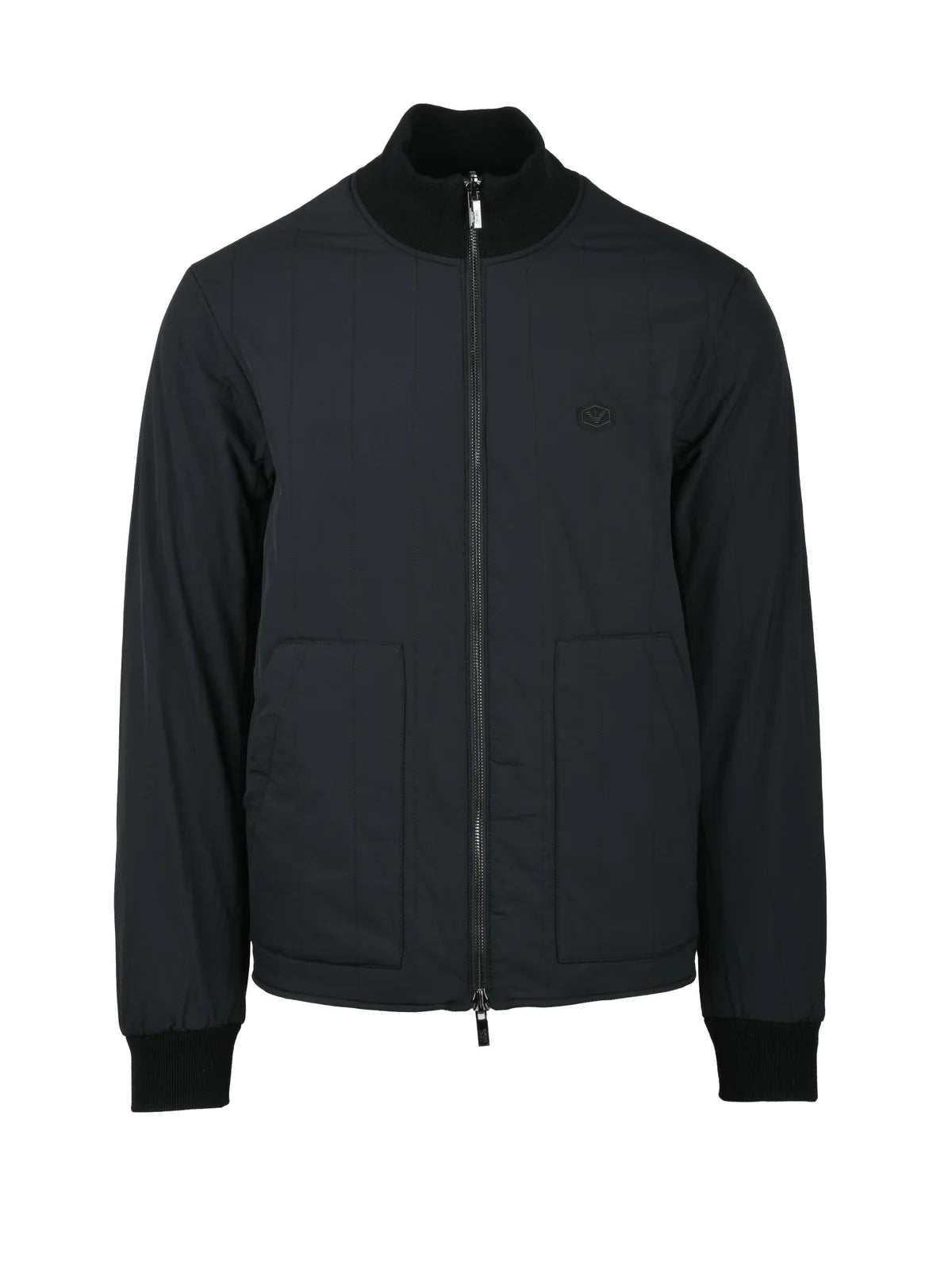 Emporio Armani Giubbotto in Nylon Reversibile - Nero