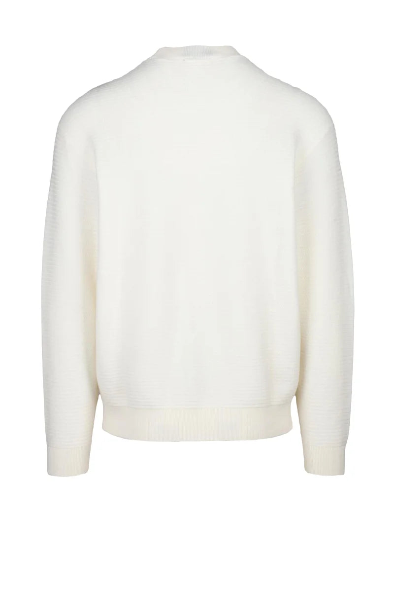 Emporio Armani Maglia in Lana Vergine - Bianco