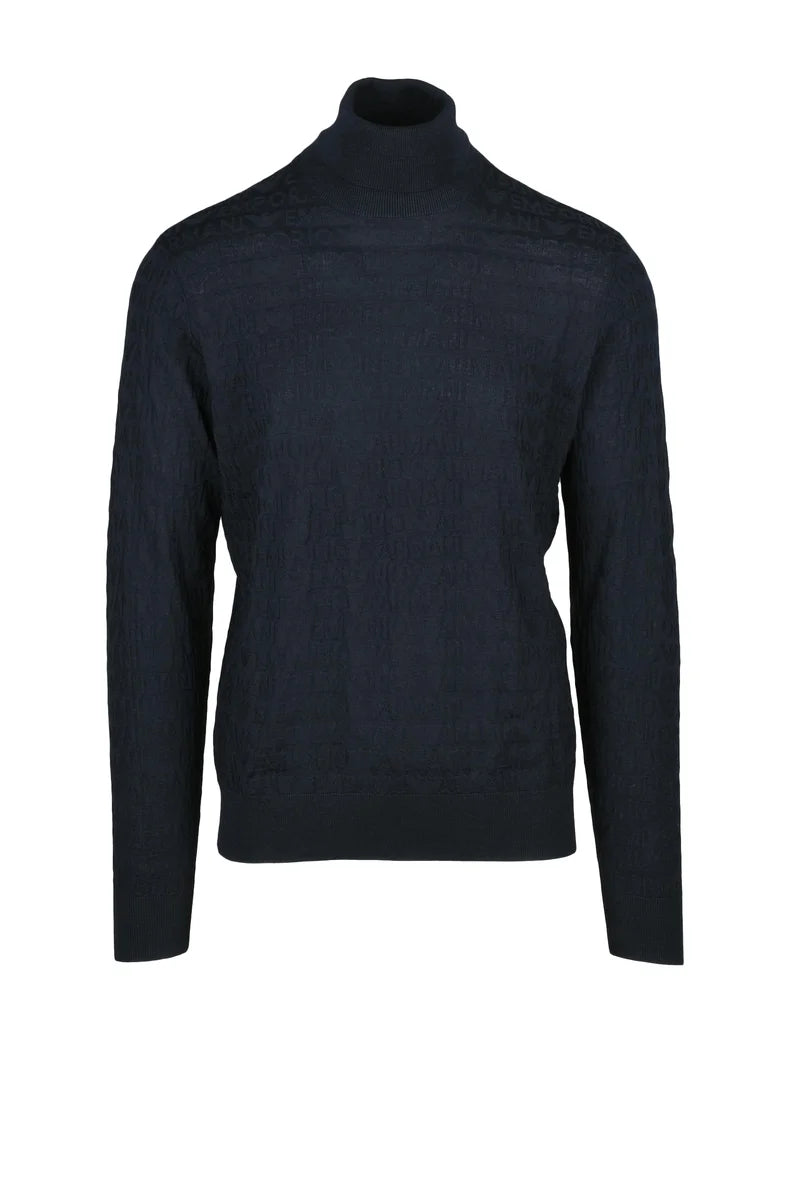 Emporio Armani Virgin Wool Turtleneck Sweater - Colors
