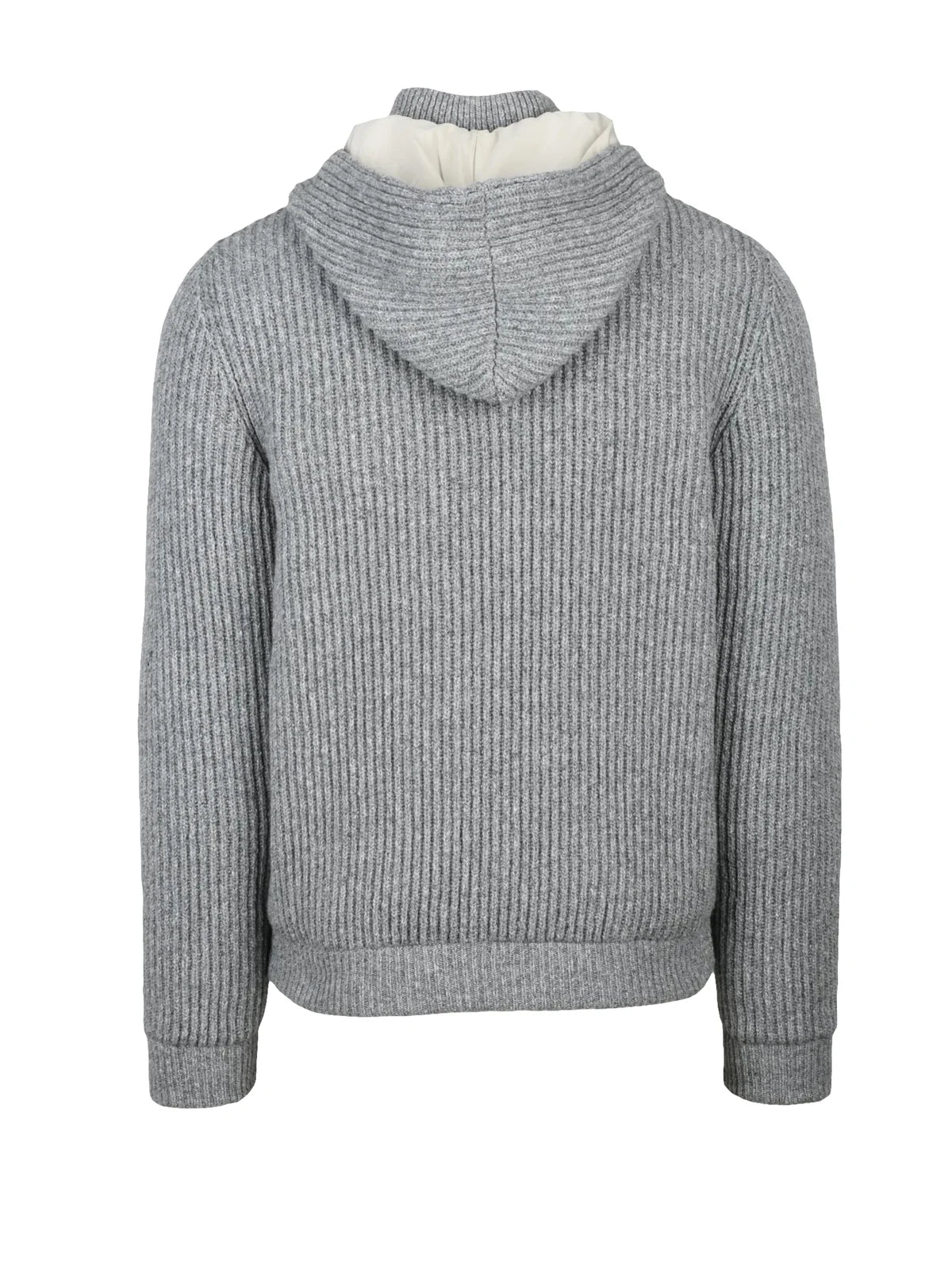 Eleventy Wool Bomber Coat - Grey