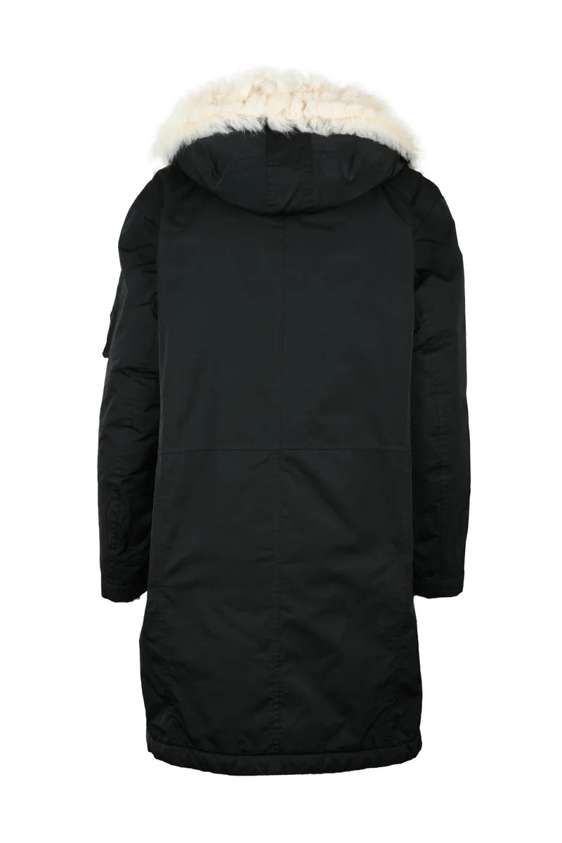 Ermanno Scervino Parka Pelliccia Collo - Nero