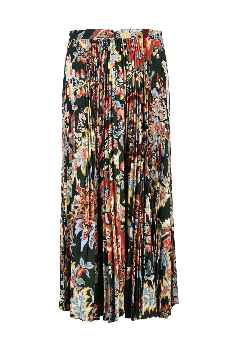 Etro Gonna Plissettata Lunga - Multicolore