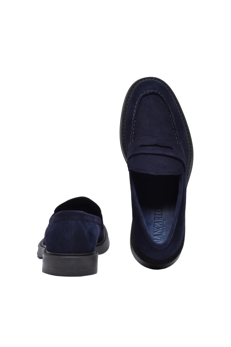 Giancarlo Abbigliamento Mocassino Suede - Blu