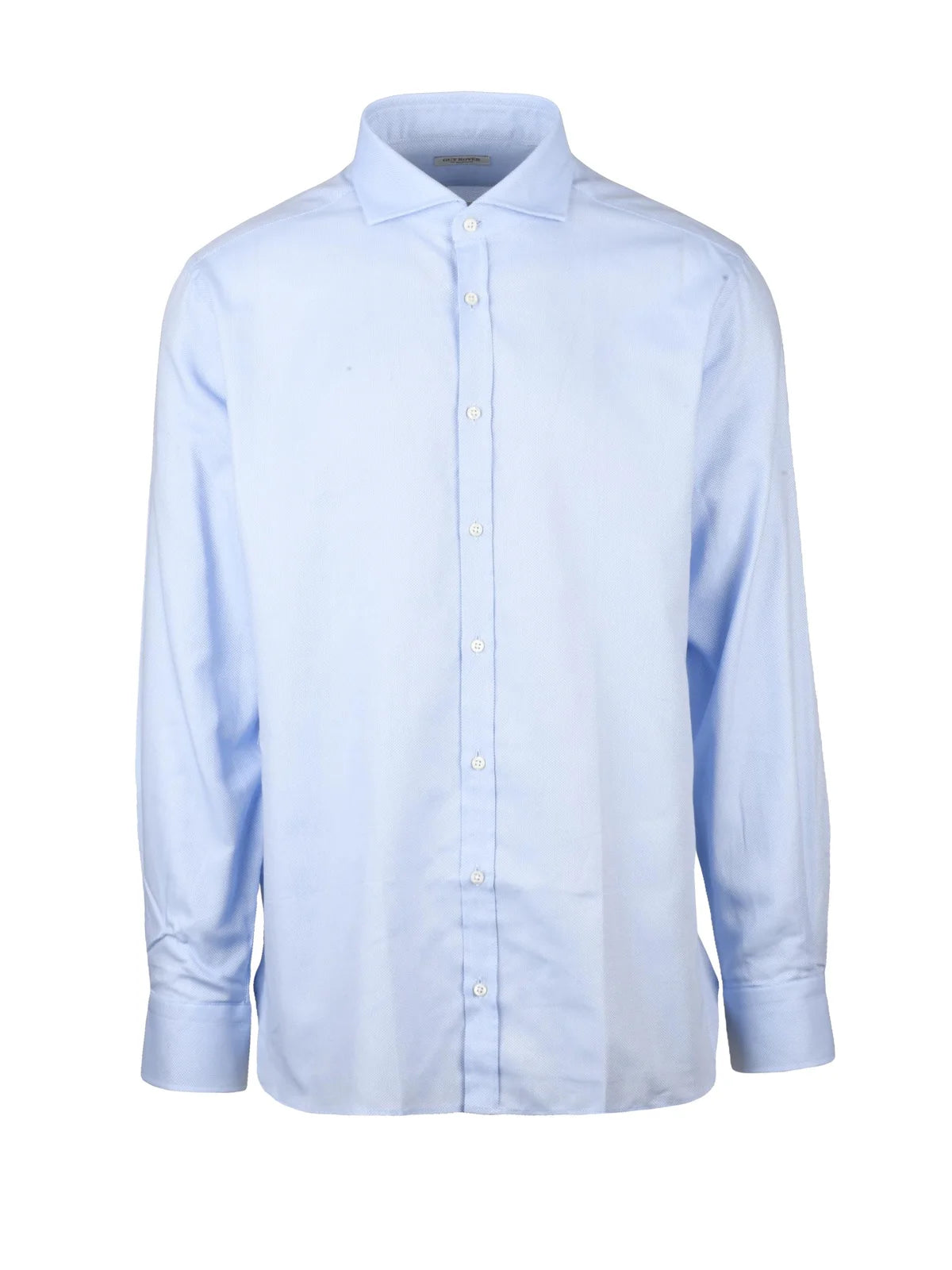 Guy Rover Camicia Piquet Cotone - Celeste