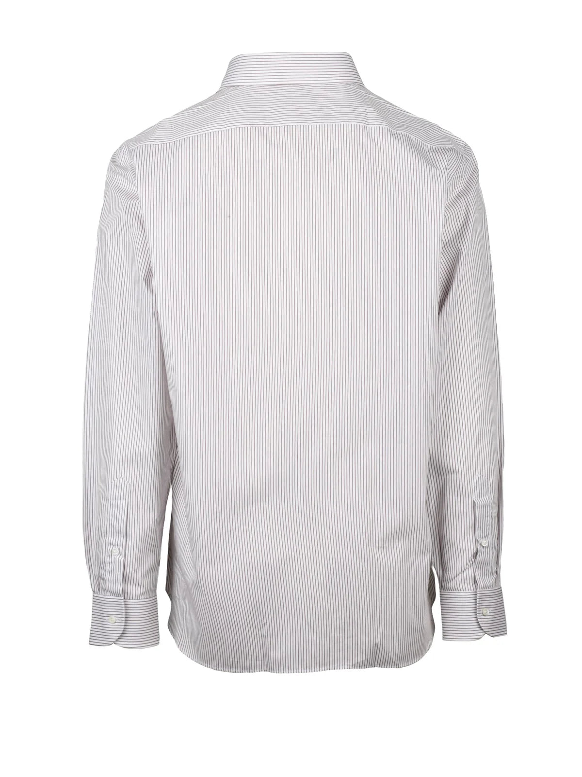 Guy Rover Camicia Cotone Fantasia - Bianco/Marrone