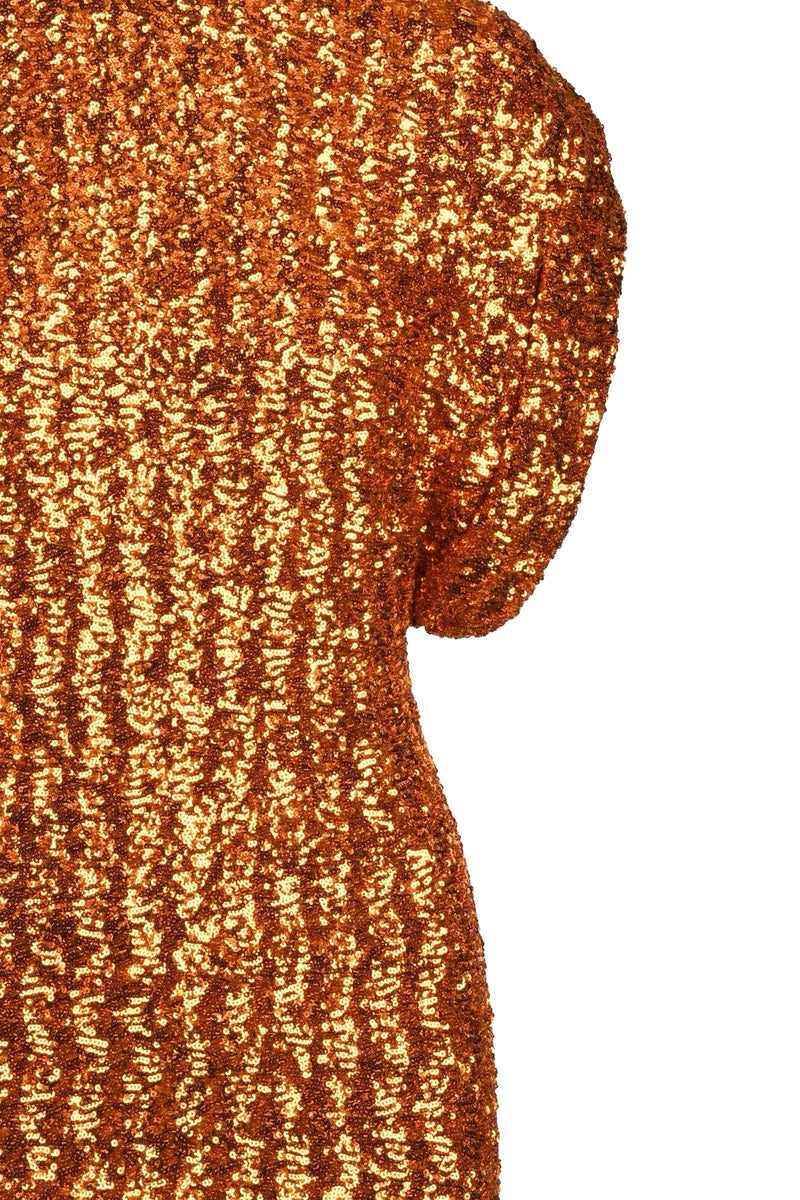 The Attico Sequin Dress - Orange