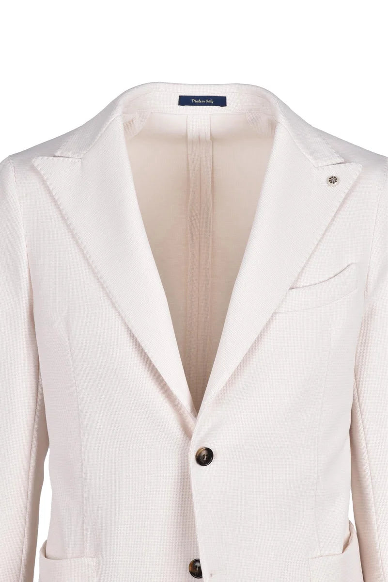 Luca Bertelli Giacca Arrotondata - Bianco