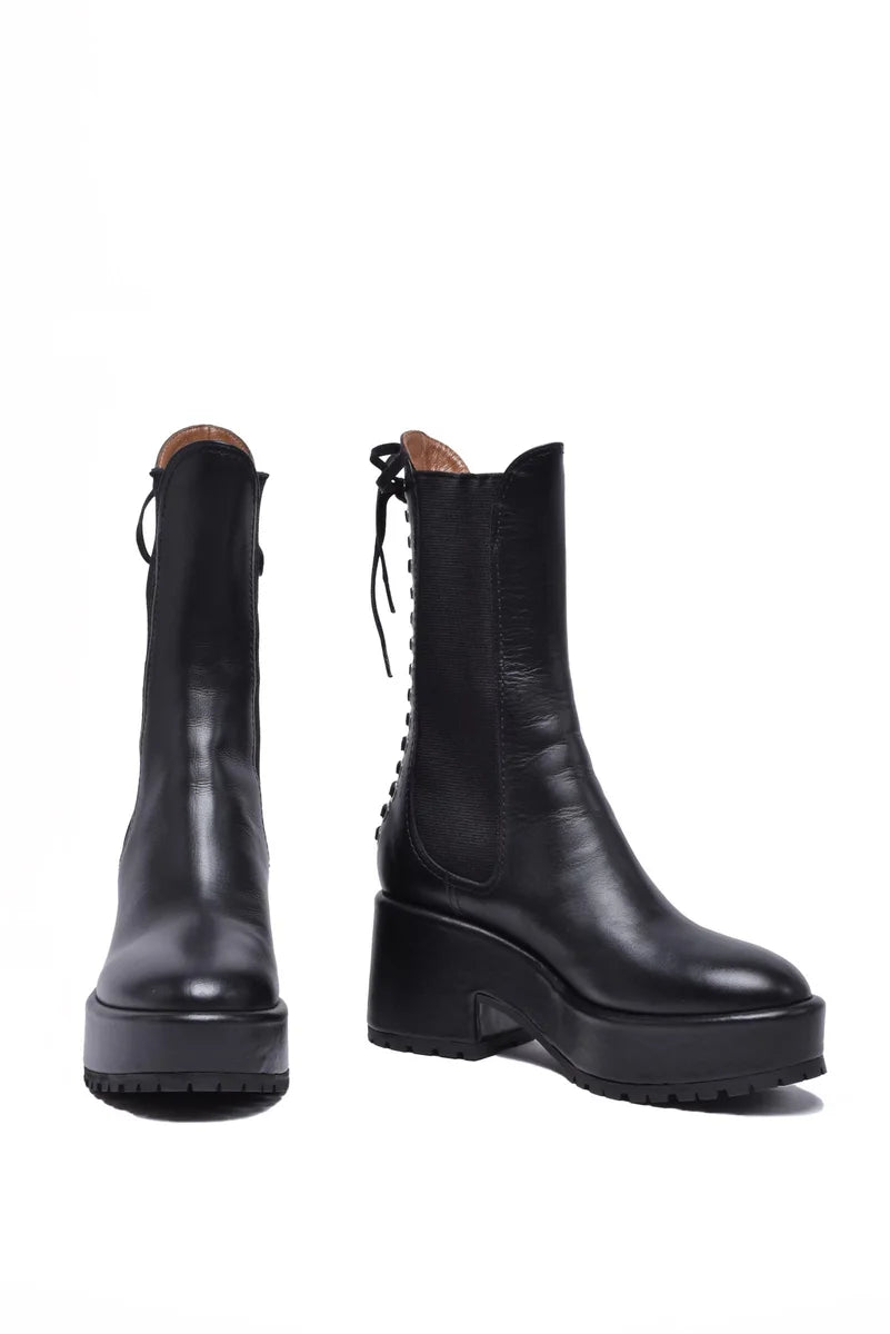 Laurence Dacade Wedge Ankle Boot 7cm - Black