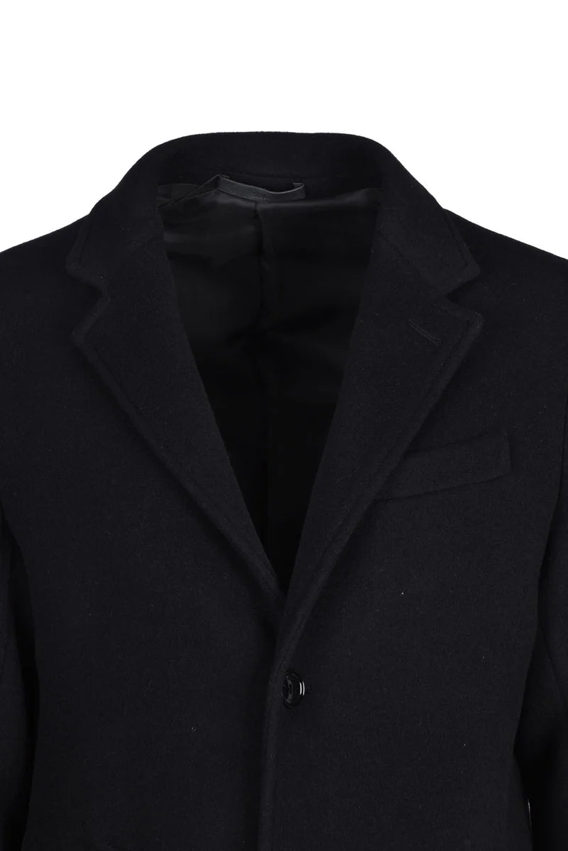 Liu Jo Wool Polyamide Coat - Black