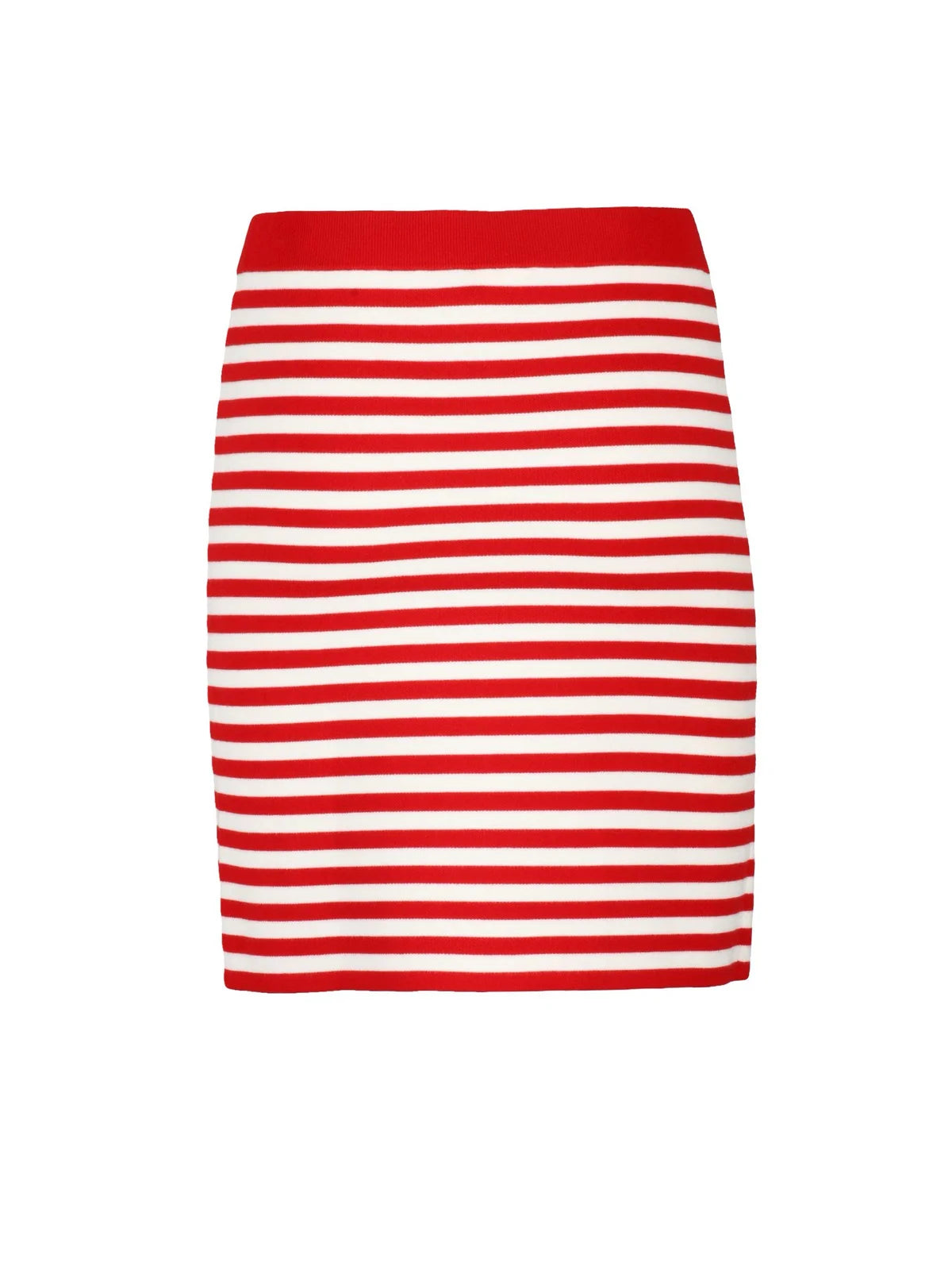 Max Mara Gonna Domizia Maglia - Rosso/Bianco