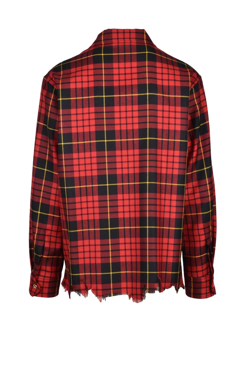 Alexander McQueen Camicia in Lana - Rosso