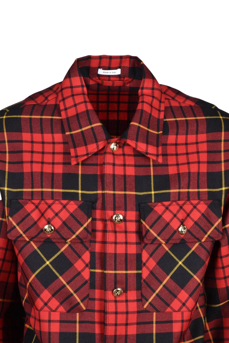 Alexander McQueen Camicia in Lana - Rosso