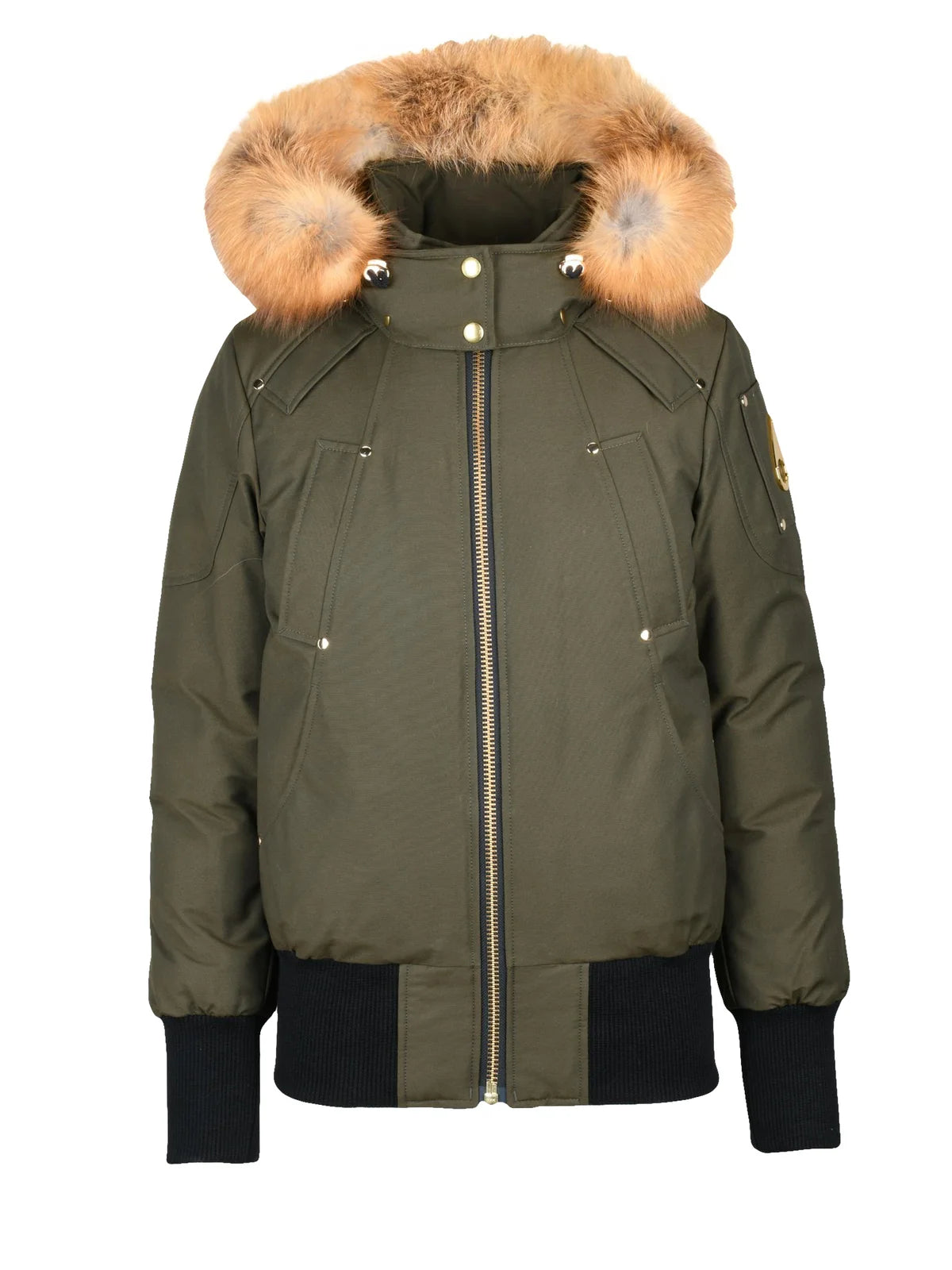 Moose Knuckles Cappotto Bomber Verde Militare