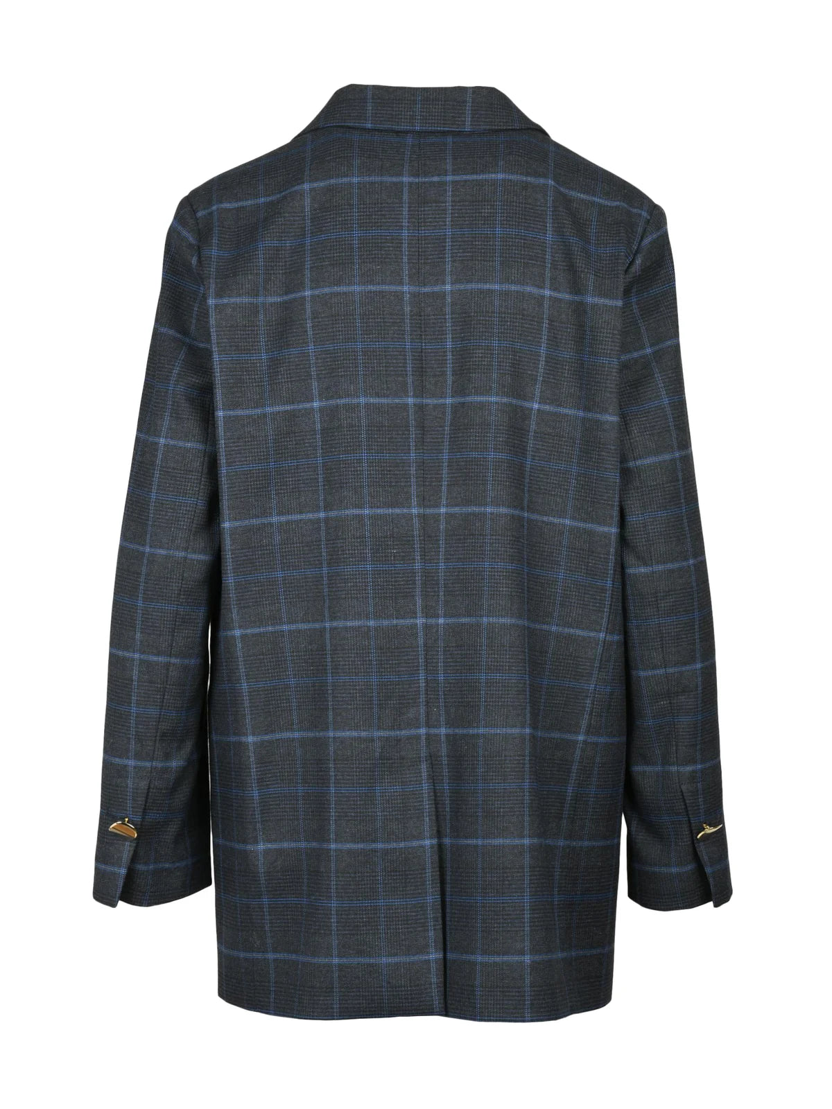..,Merci Shaped Long Jacket - Blue