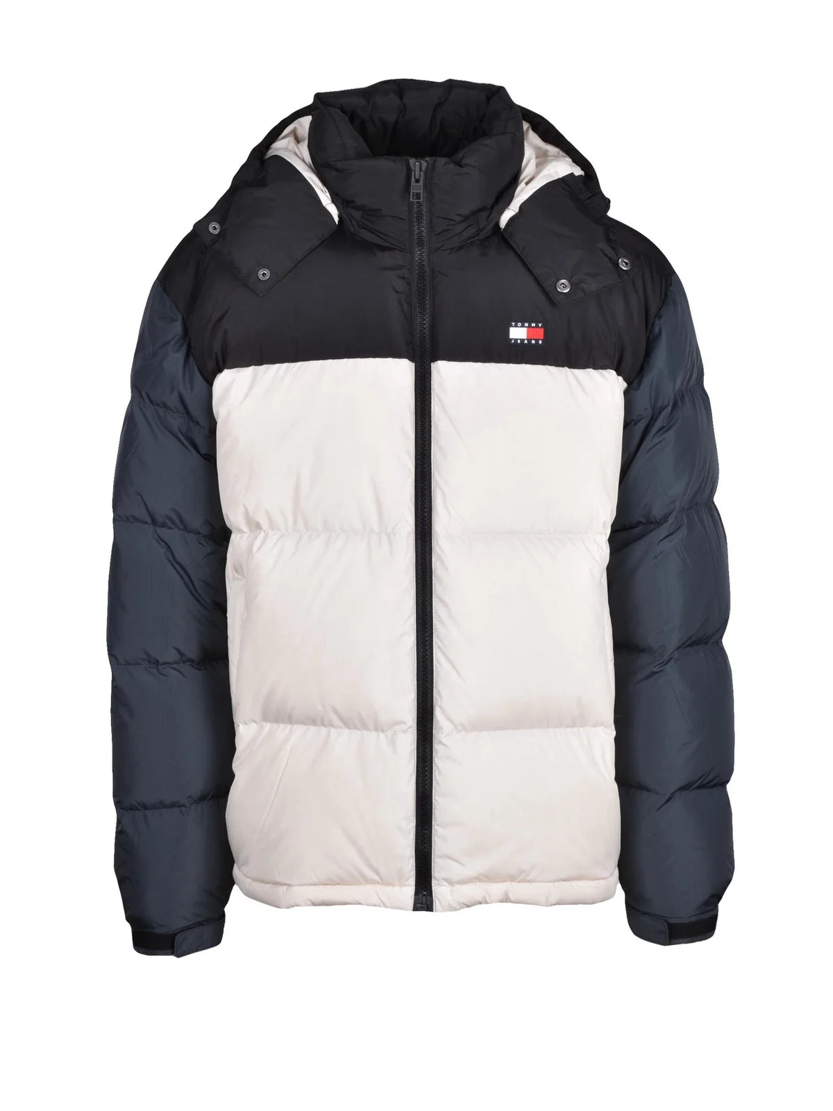 Tommy Jeans Piumino Bicolore - Nero/Bianco